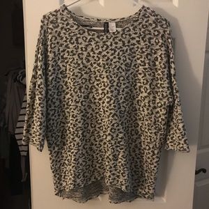 Animal print tunic